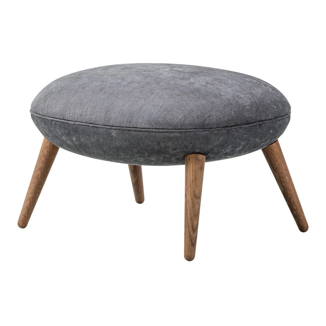 Swoon Ottoman - Leather Shell (Bottom) - Image 2