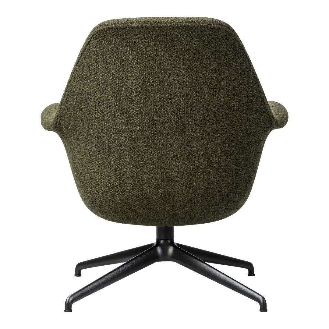 Swoon Lounge Swivel Chair - Petit - Fabric Shell - Image 4