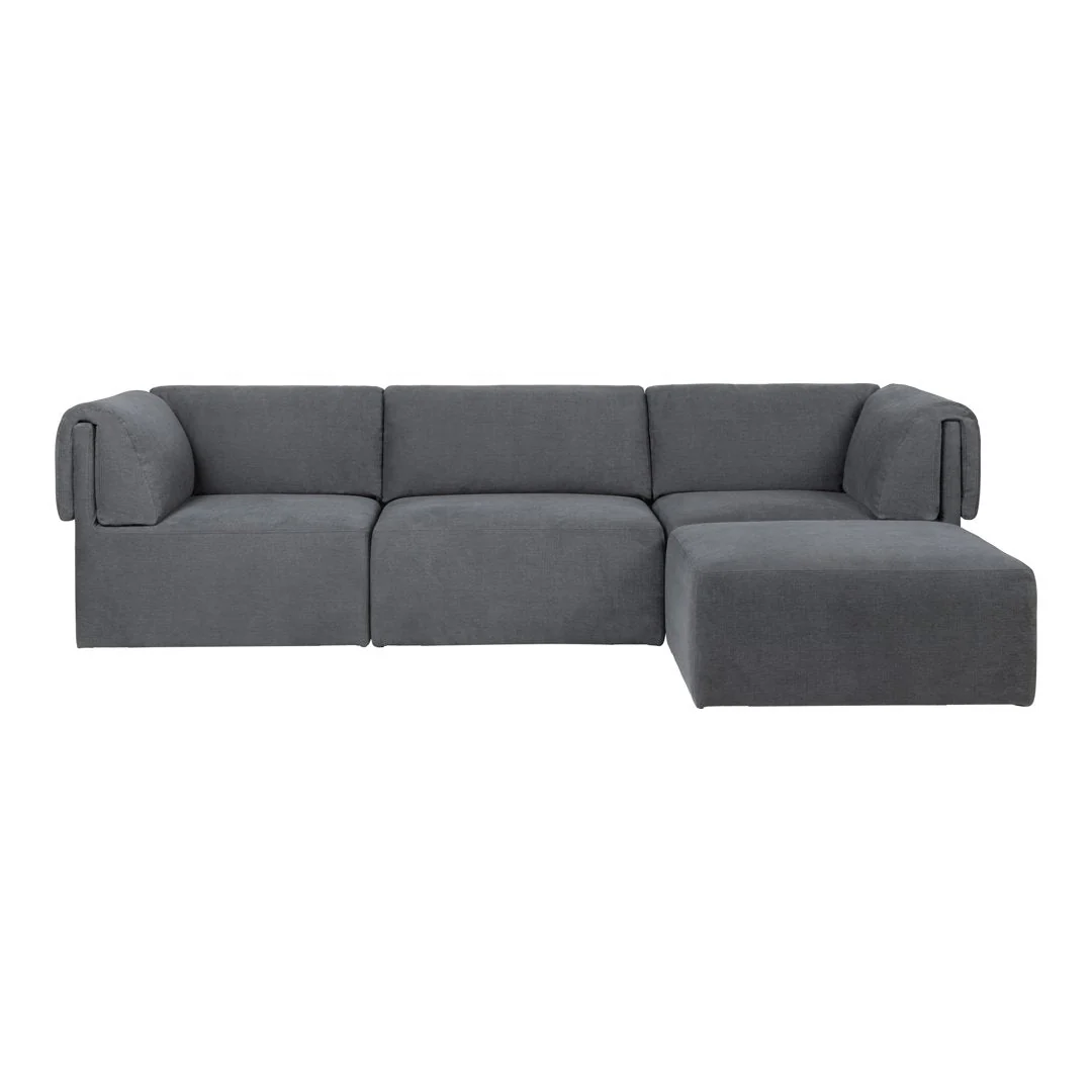 Wonder 3-Seater Sofa w/ Chaise Lounge - Image 4