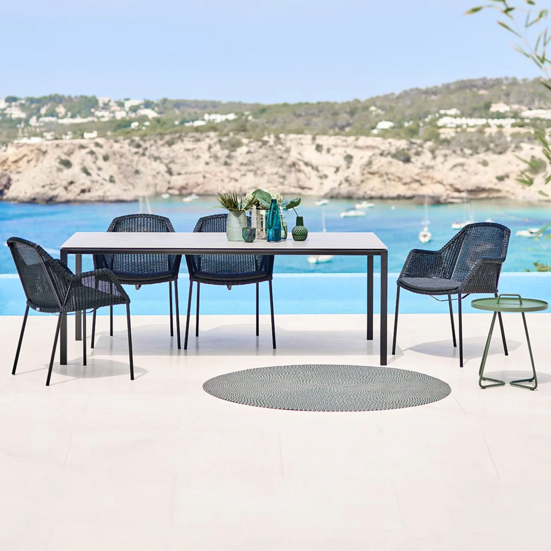 Breeze Outdoor Dining Chair - 4 Leg - Image 6