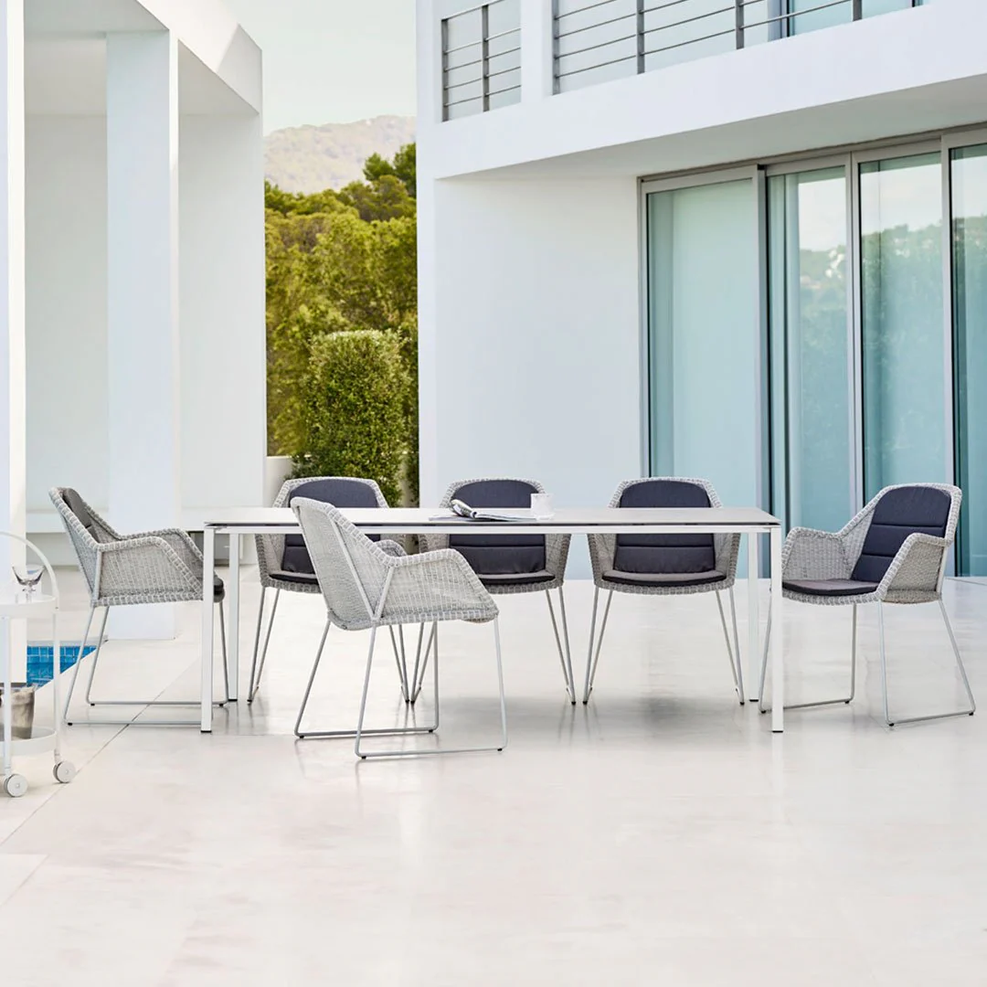 Breeze Outdoor Chair - Sled Base - Image 10