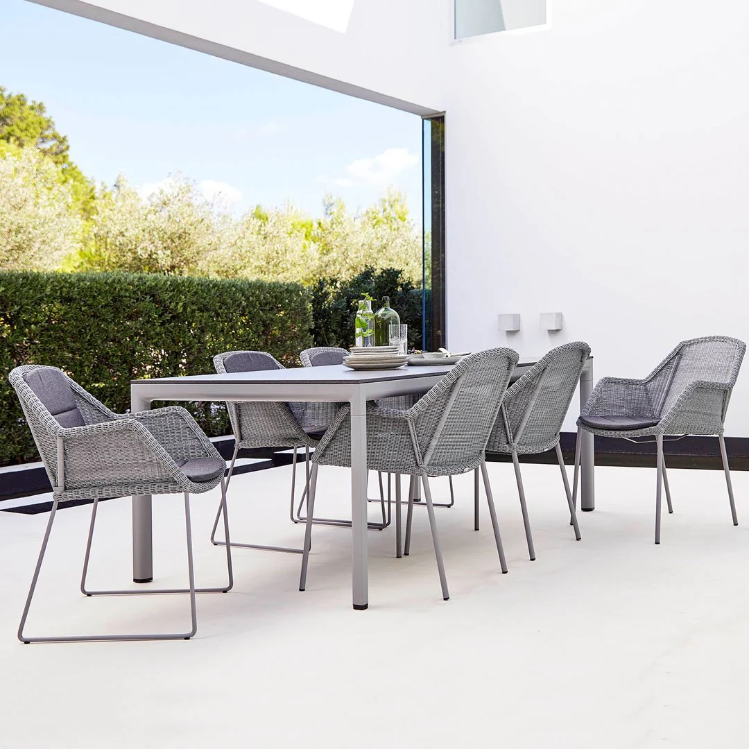 Breeze Outdoor Chair - Sled Base - Image 11