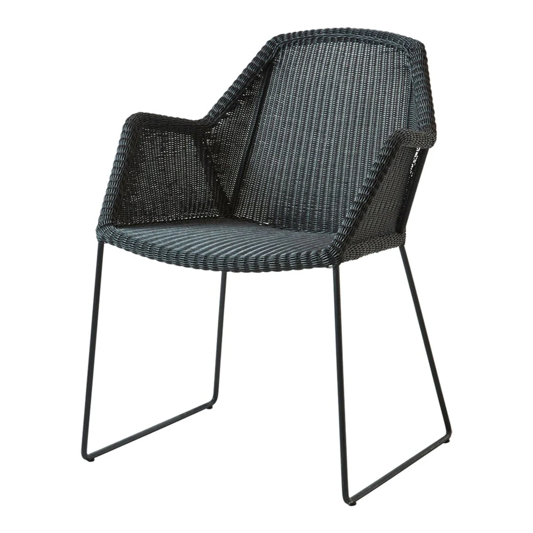 Breeze Outdoor Chair - Sled Base - Image 2
