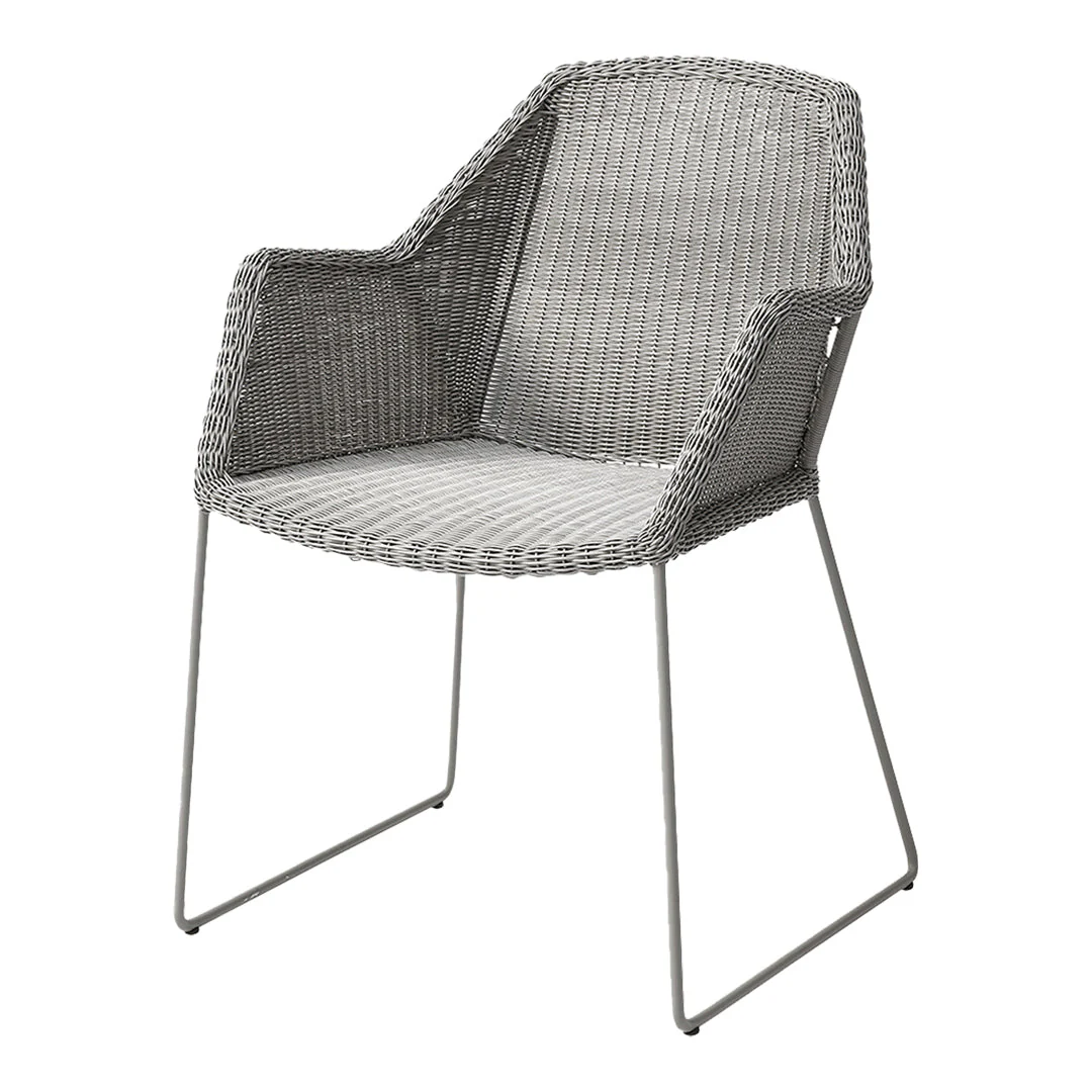 Breeze Outdoor Chair - Sled Base - Image 3