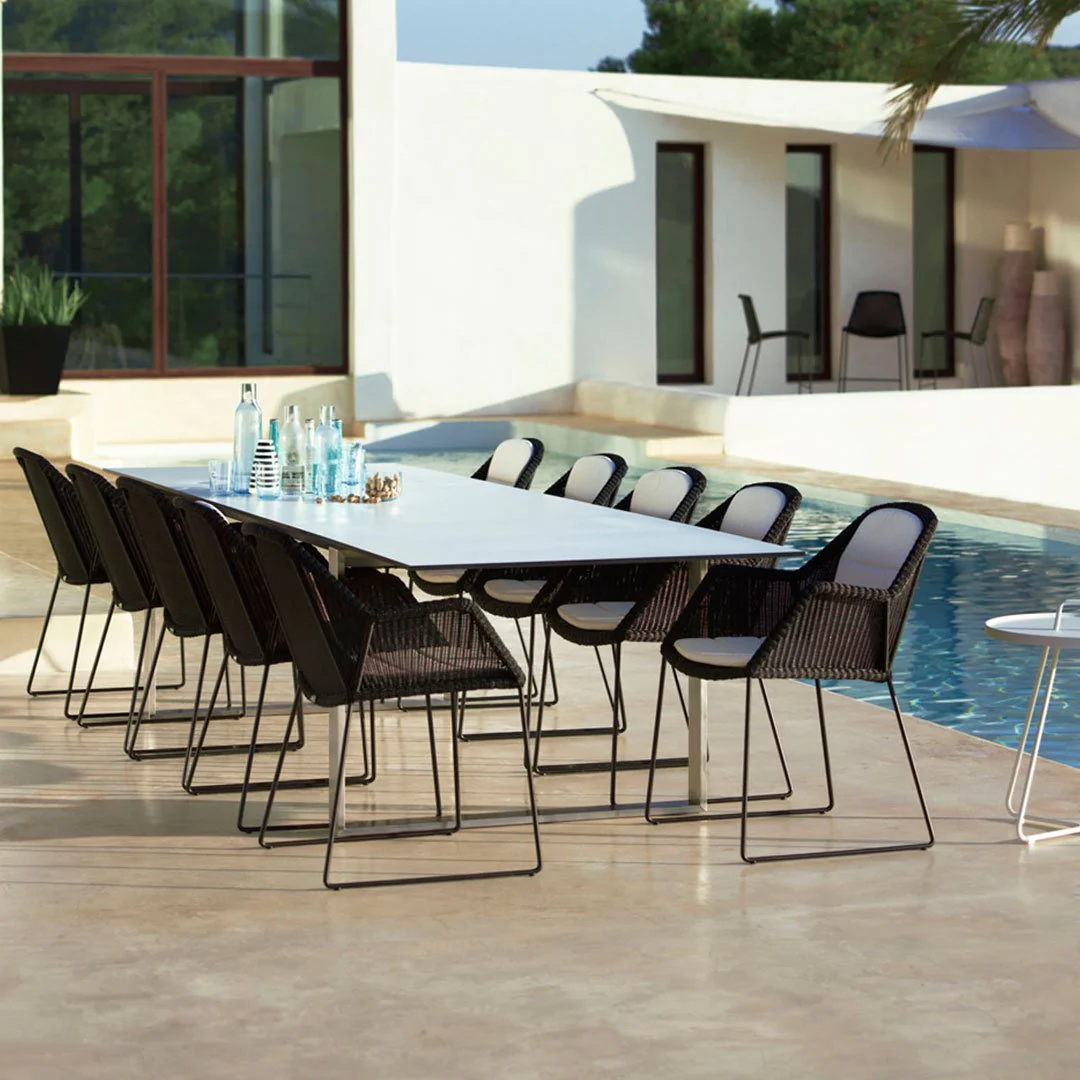 Breeze Outdoor Chair - Sled Base - Image 6