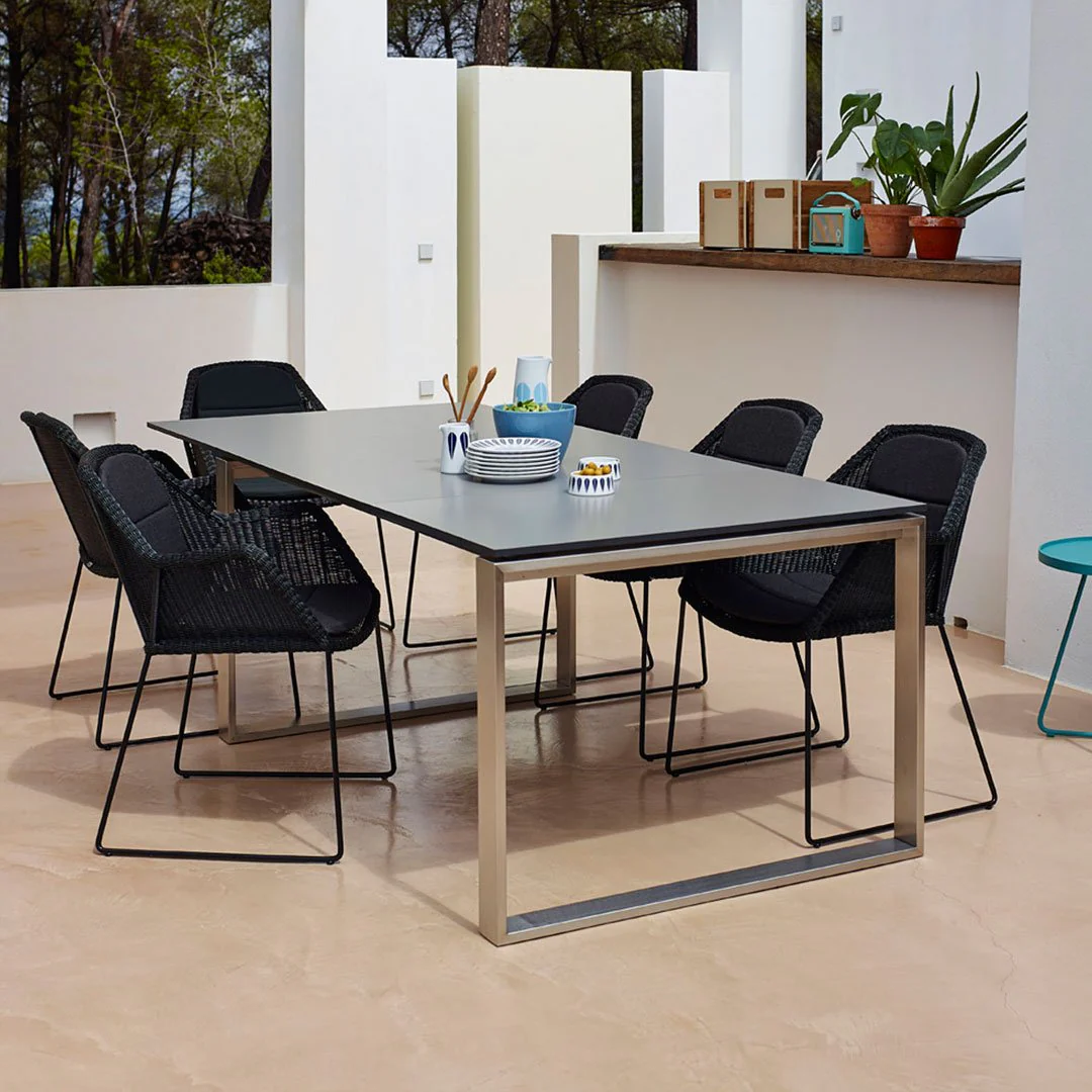 Breeze Outdoor Chair - Sled Base - Image 7