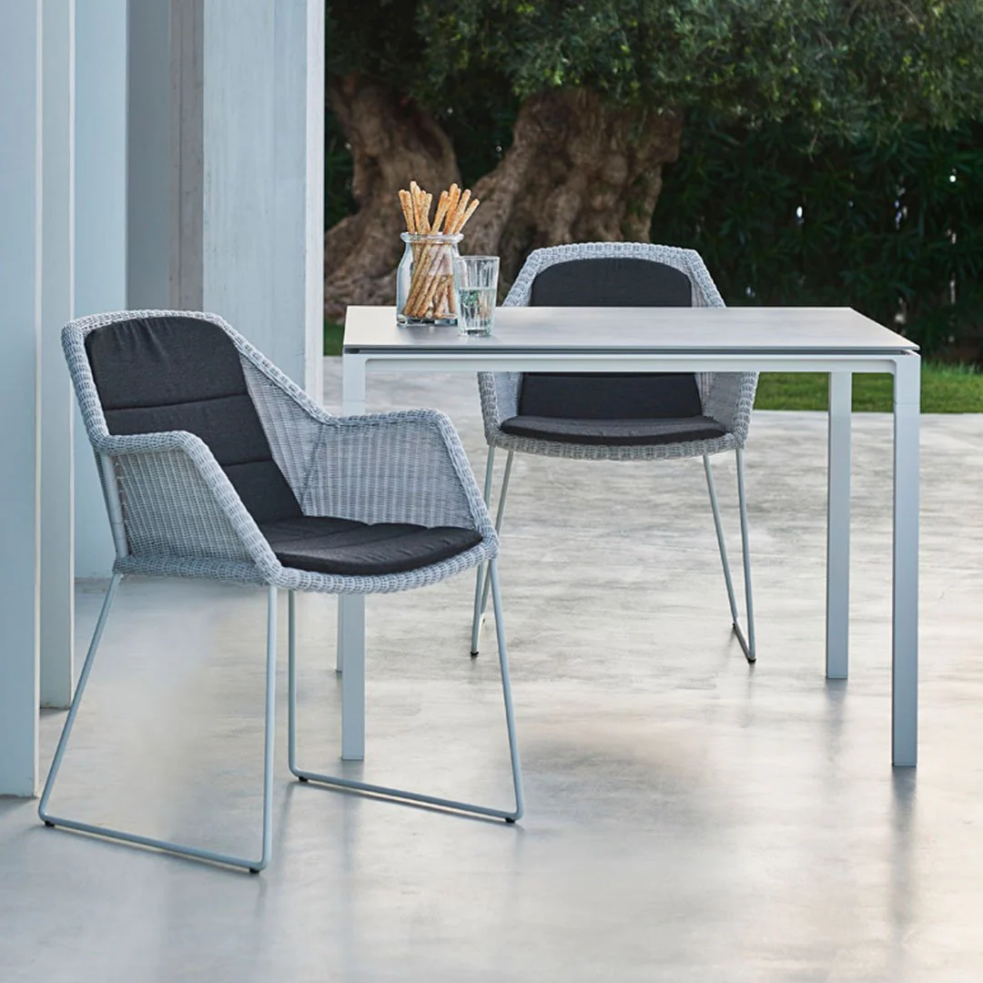 Breeze Outdoor Chair - Sled Base - Image 8