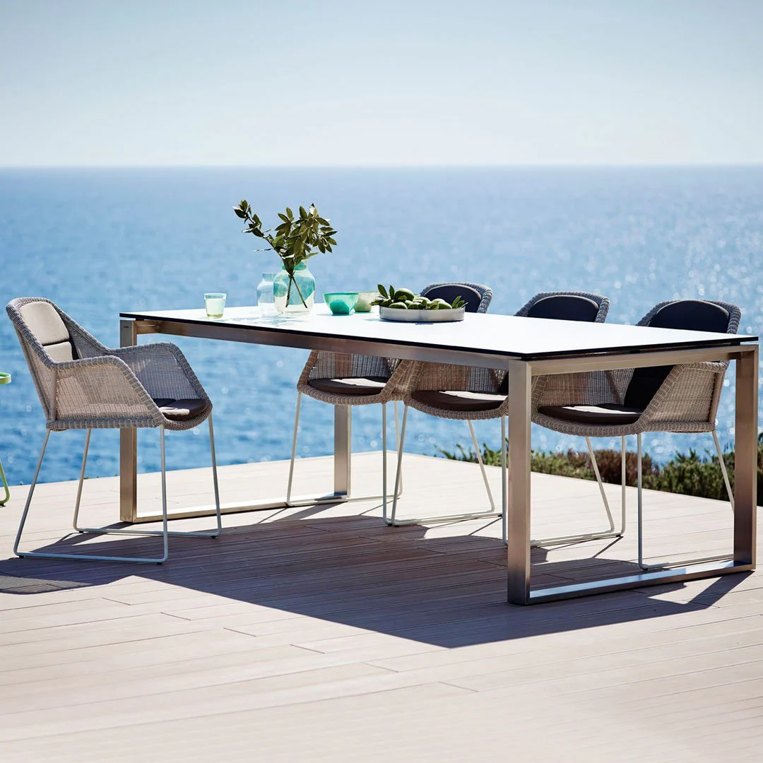 Breeze Outdoor Chair - Sled Base - Image 9