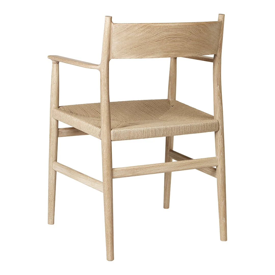 Arv Dining Armchair - Paper Cord Seat - Image 11