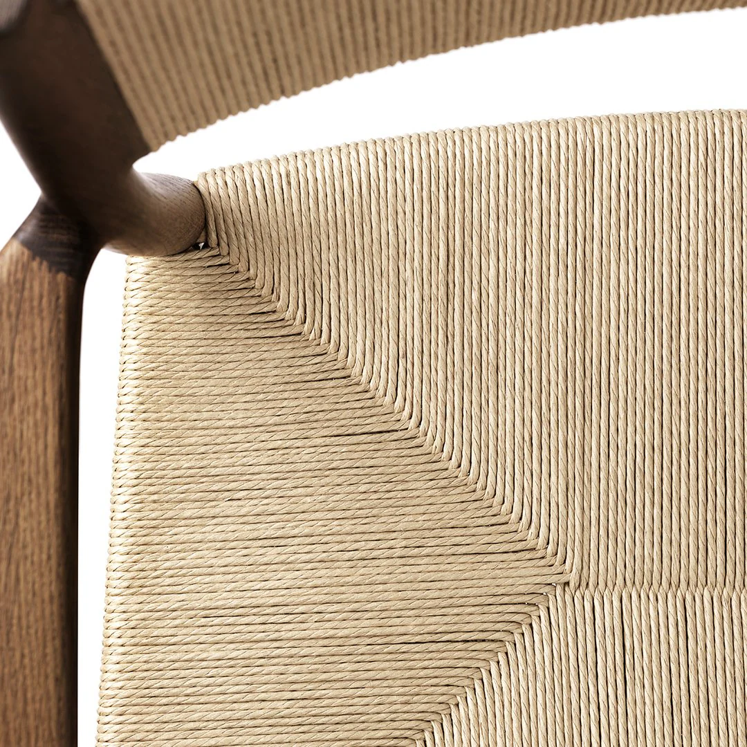 Arv Dining Armchair - Paper Cord Seat - Image 14