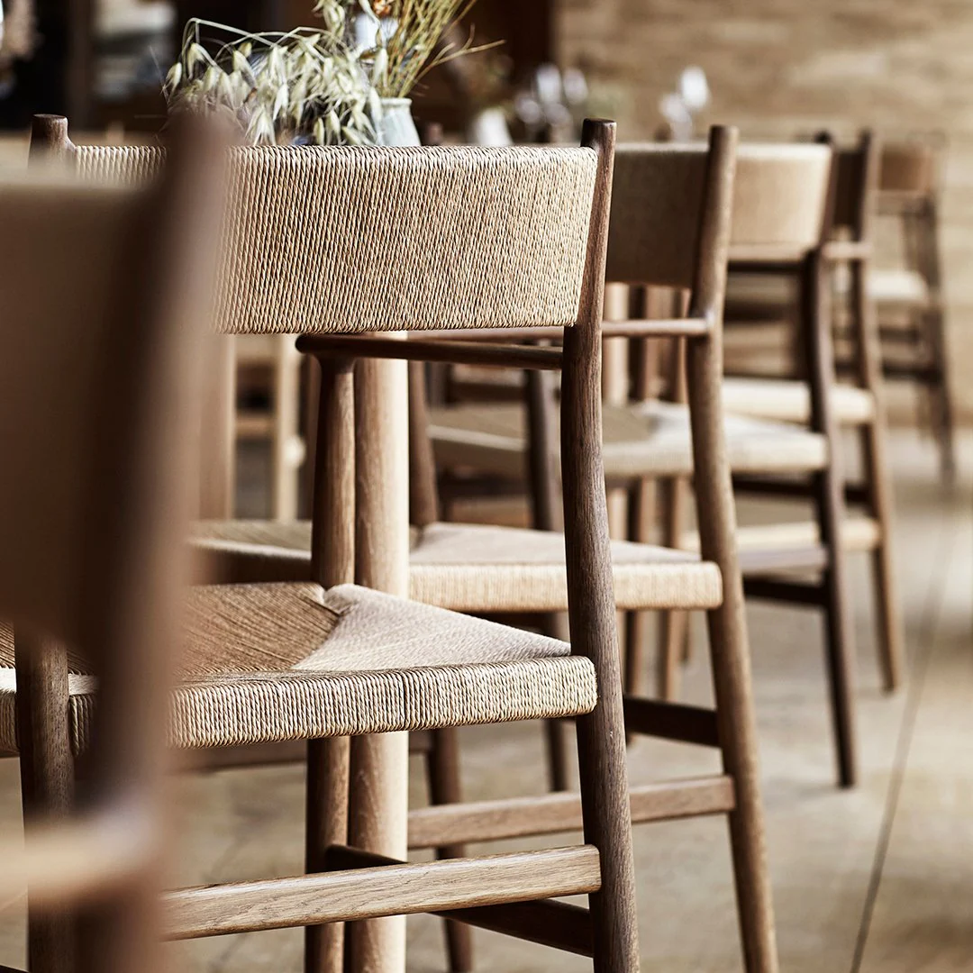 Arv Dining Armchair - Paper Cord Seat - Image 15