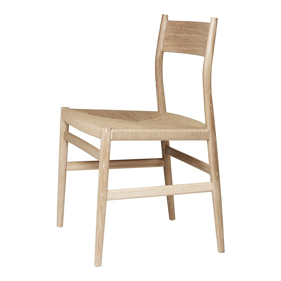 Arv Dining Chair - Paper Cord Seat - Image 8