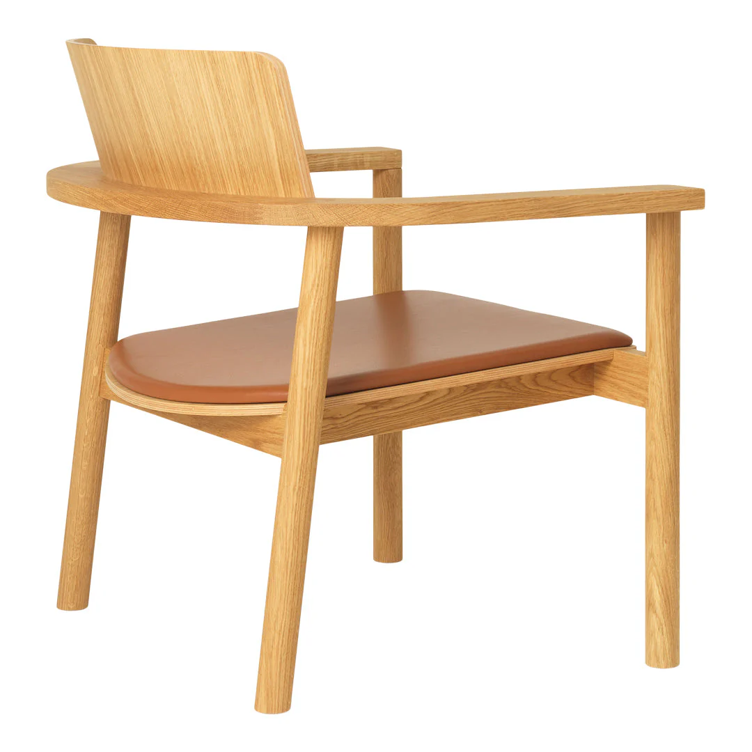 Rudi Lounge Armchair - Seat Upholstered - Image 3