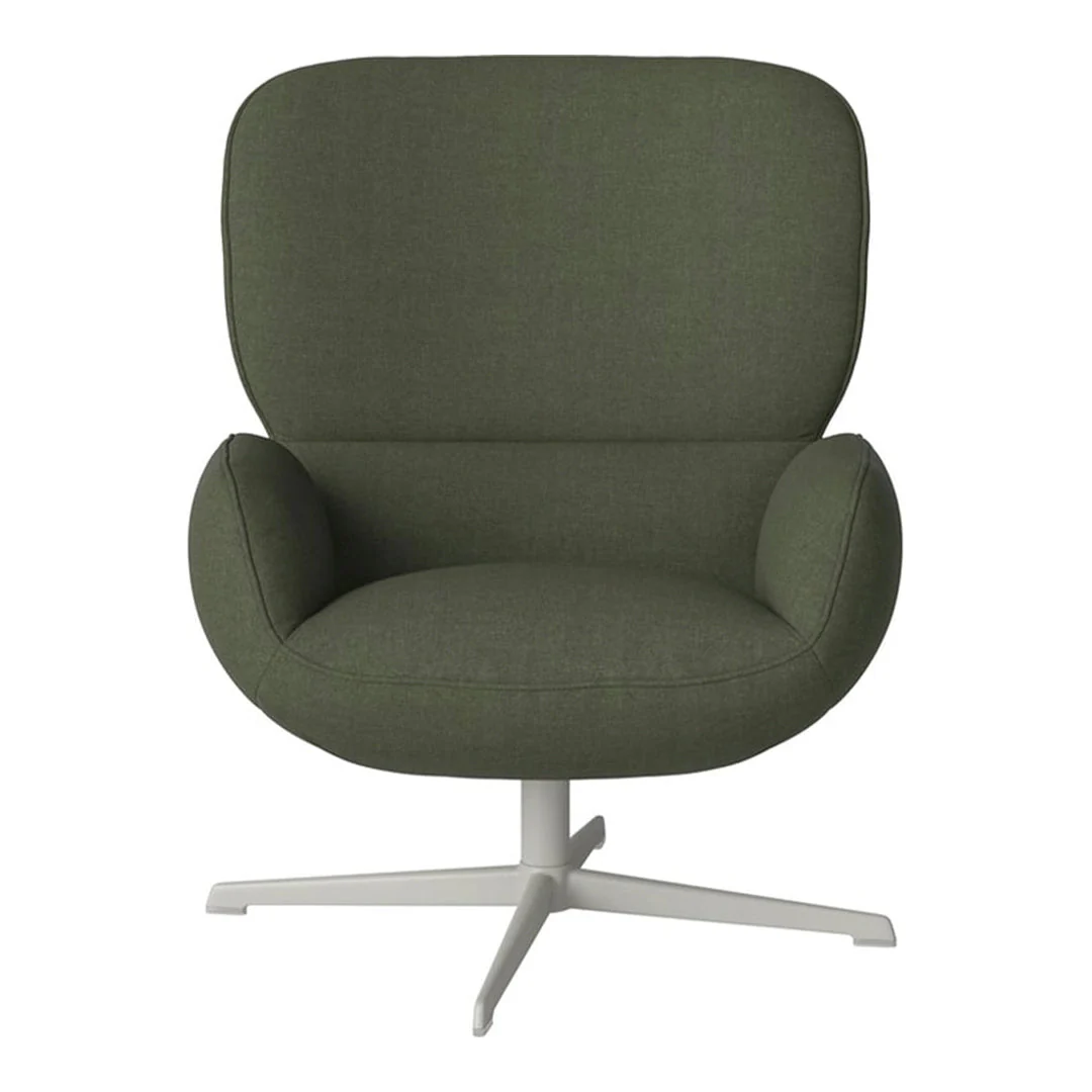 Ripon  Armchair - 4-Star Base - Grey Lacquered Steel - Image 103