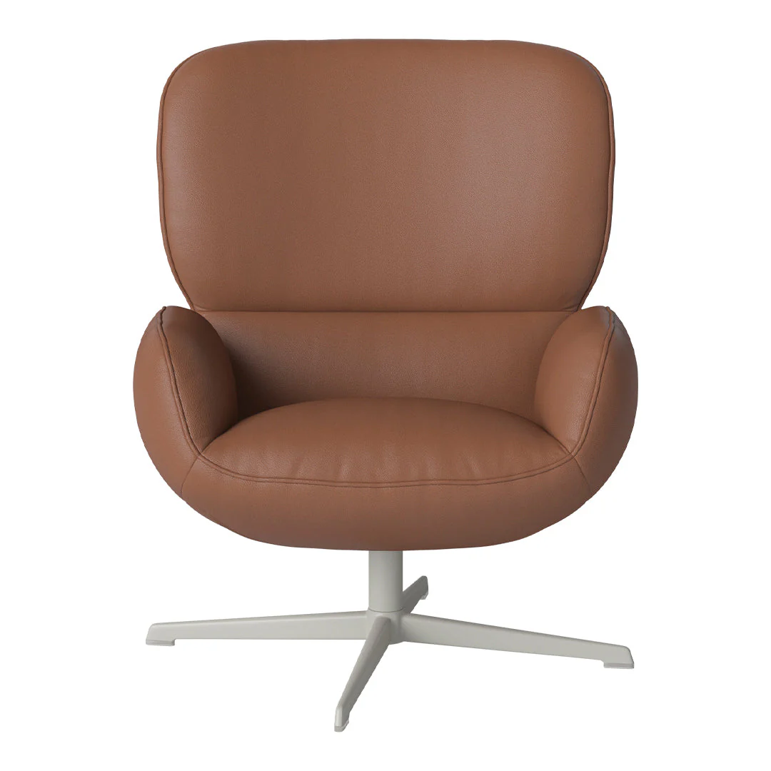 Ripon  Armchair - 4-Star Base - Grey Lacquered Steel - Image 21