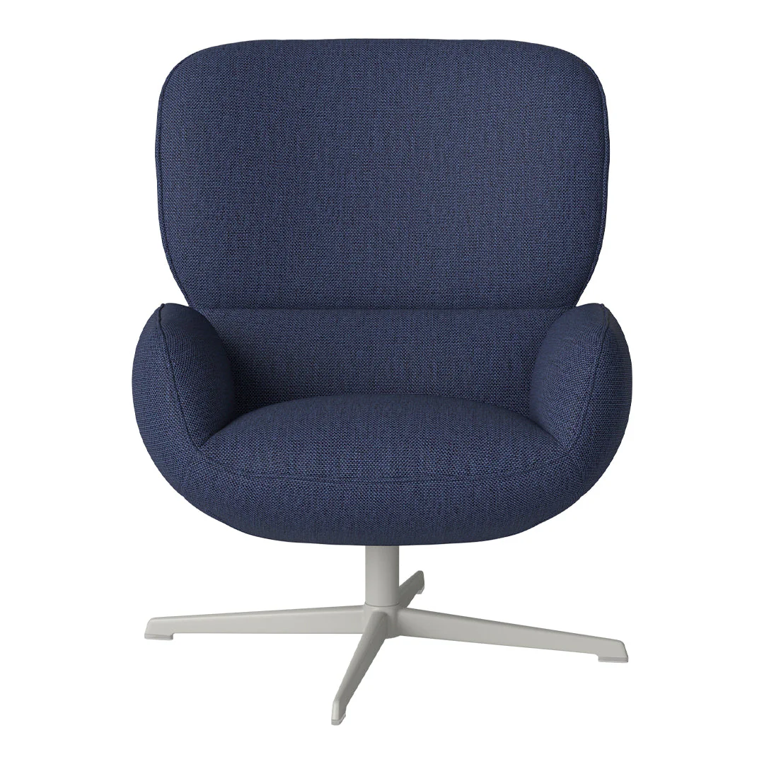 Ripon  Armchair - 4-Star Base - Grey Lacquered Steel - Image 24