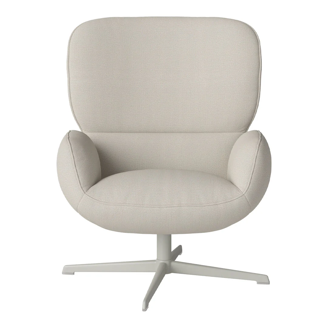 Ripon  Armchair - 4-Star Base - Grey Lacquered Steel - Image 32