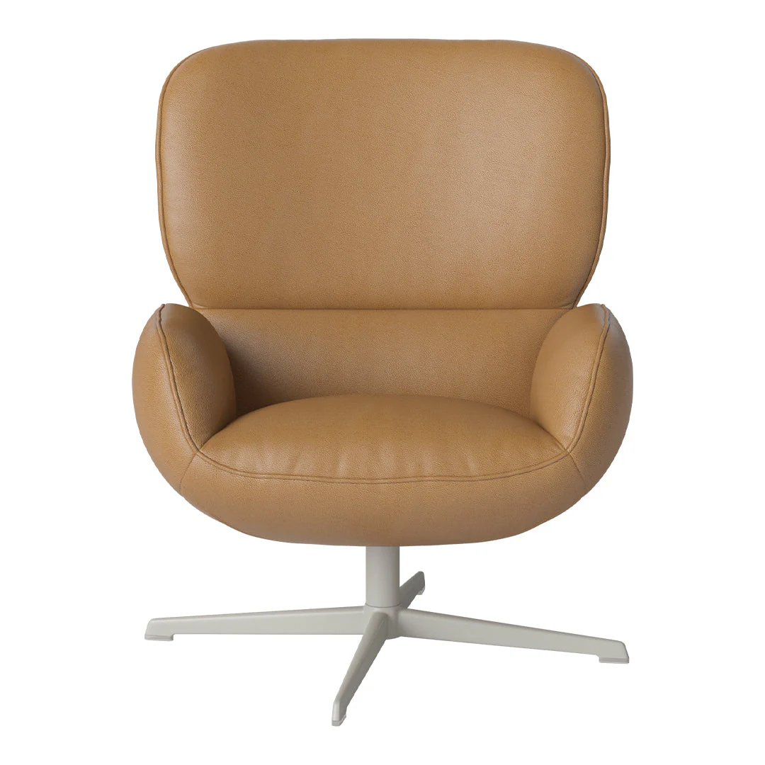 Ripon  Armchair - 4-Star Base - Grey Lacquered Steel - Image 35