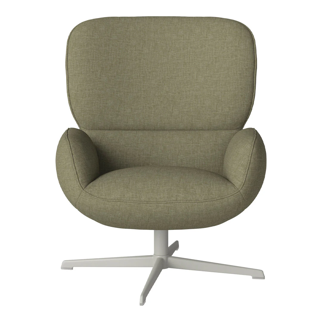 Ripon  Armchair - 4-Star Base - Grey Lacquered Steel - Image 36