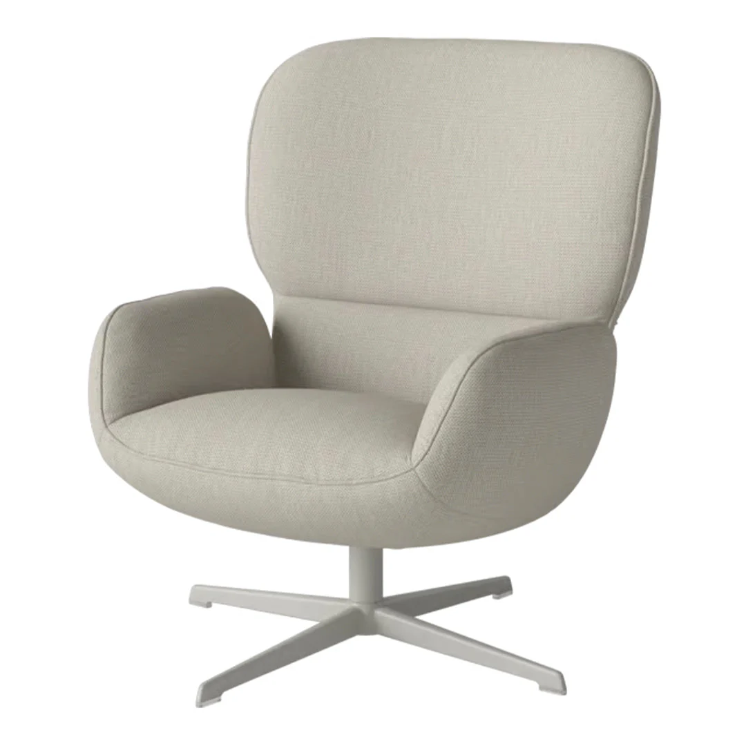 Ripon  Armchair - 4-Star Base - Grey Lacquered Steel - Image 39