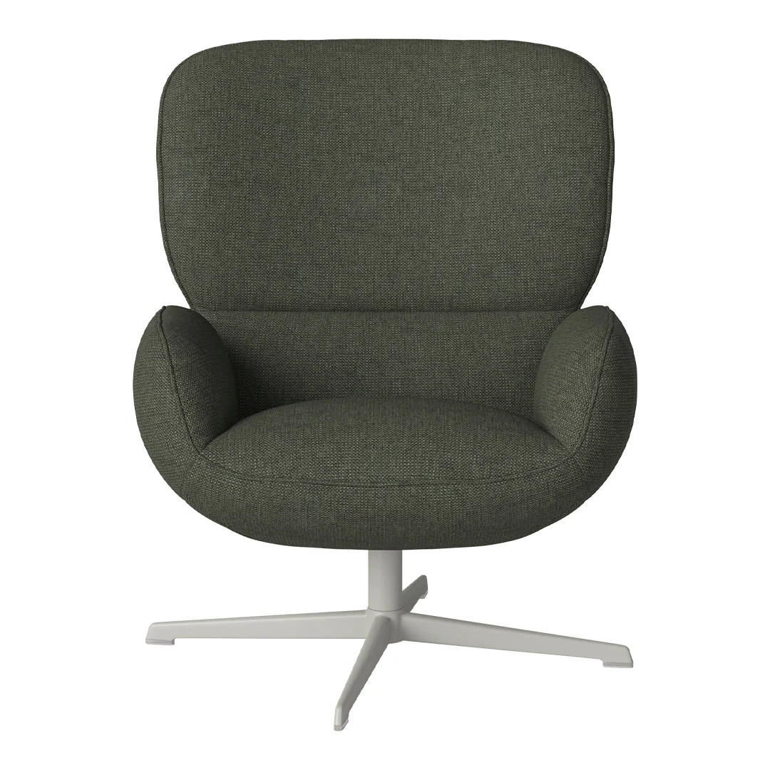 Ripon  Armchair - 4-Star Base - Grey Lacquered Steel - Image 41