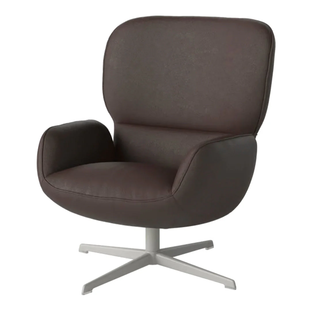 Ripon  Armchair - 4-Star Base - Grey Lacquered Steel - Image 60