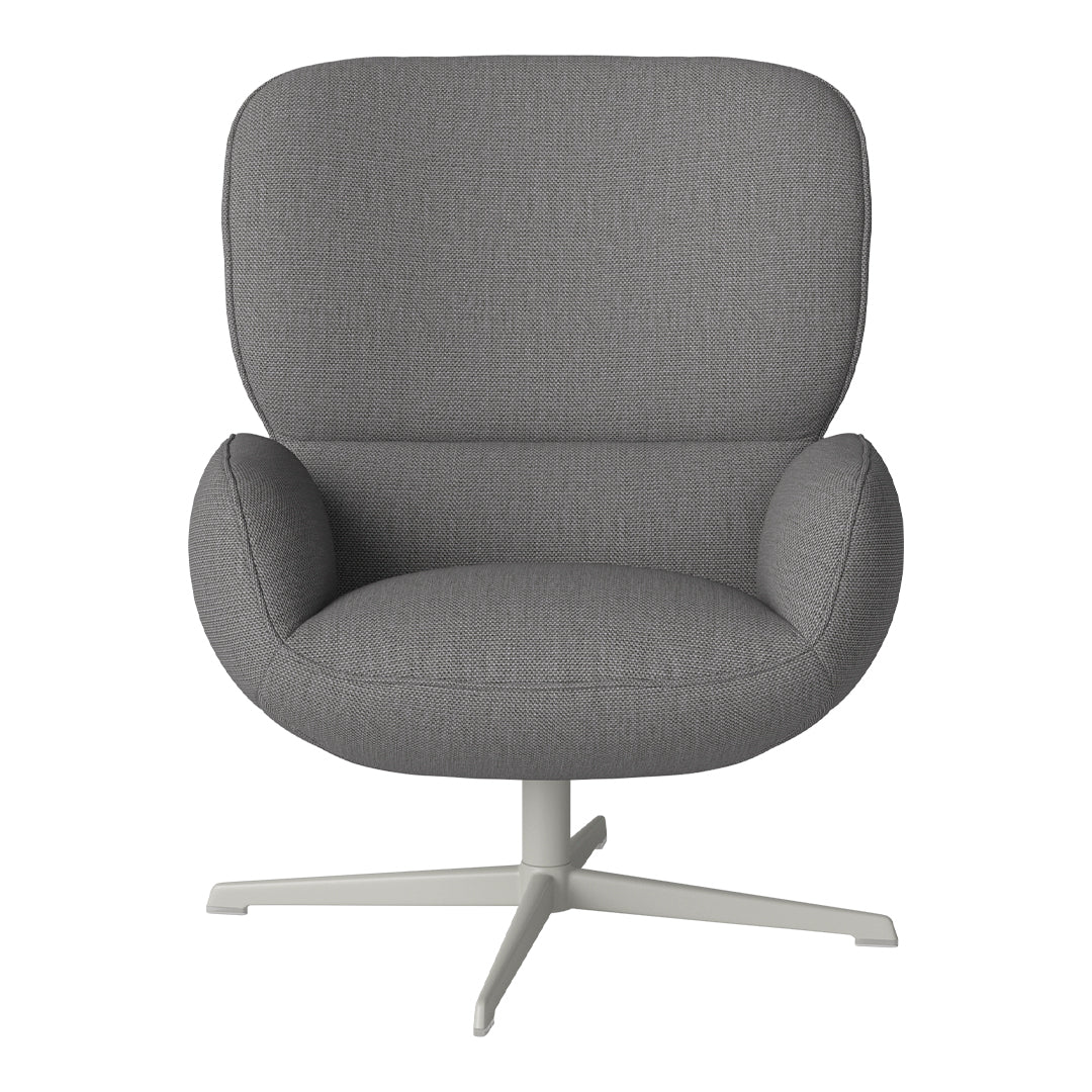Ripon  Armchair - 4-Star Base - Grey Lacquered Steel - Image 68