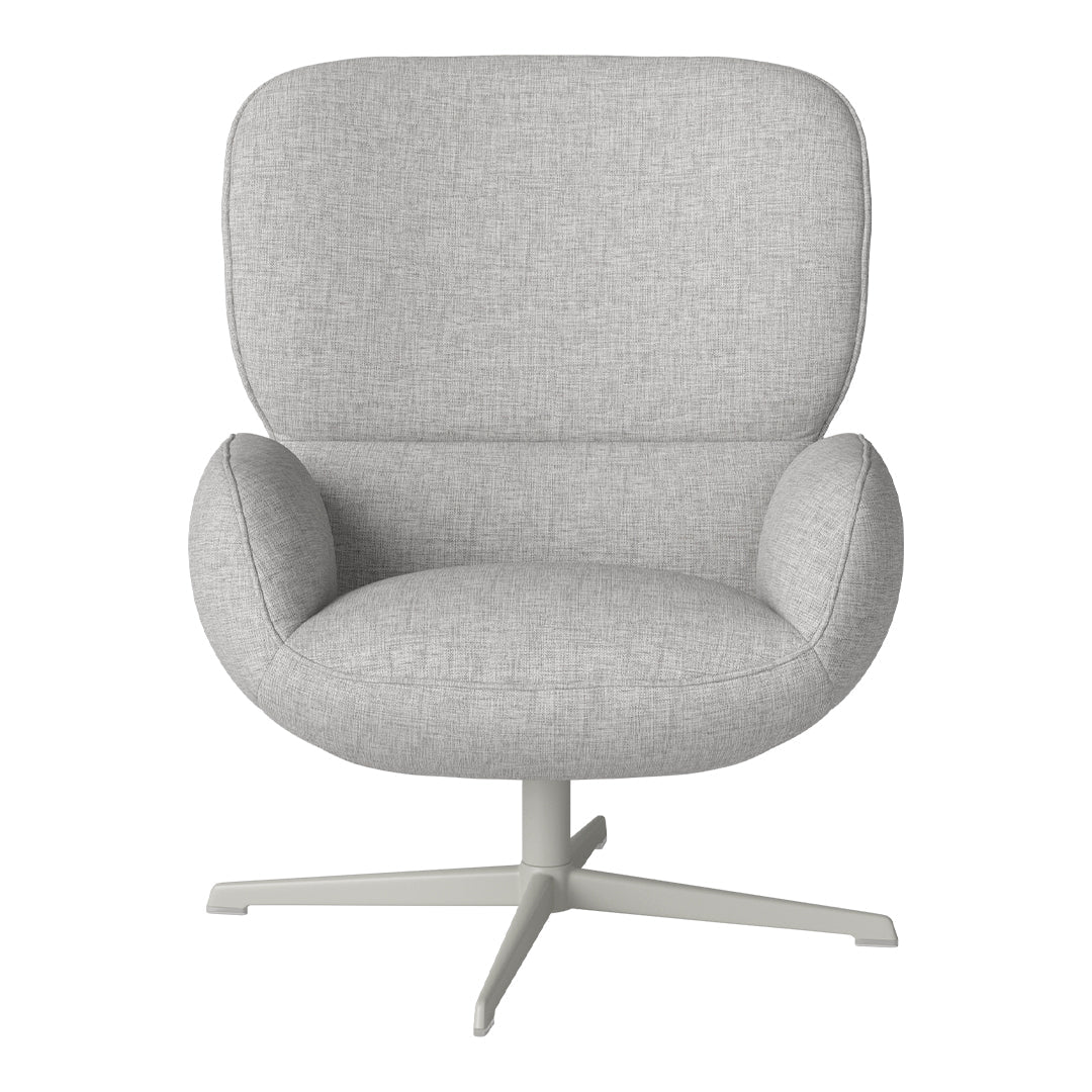 Ripon  Armchair - 4-Star Base - Grey Lacquered Steel - Image 73