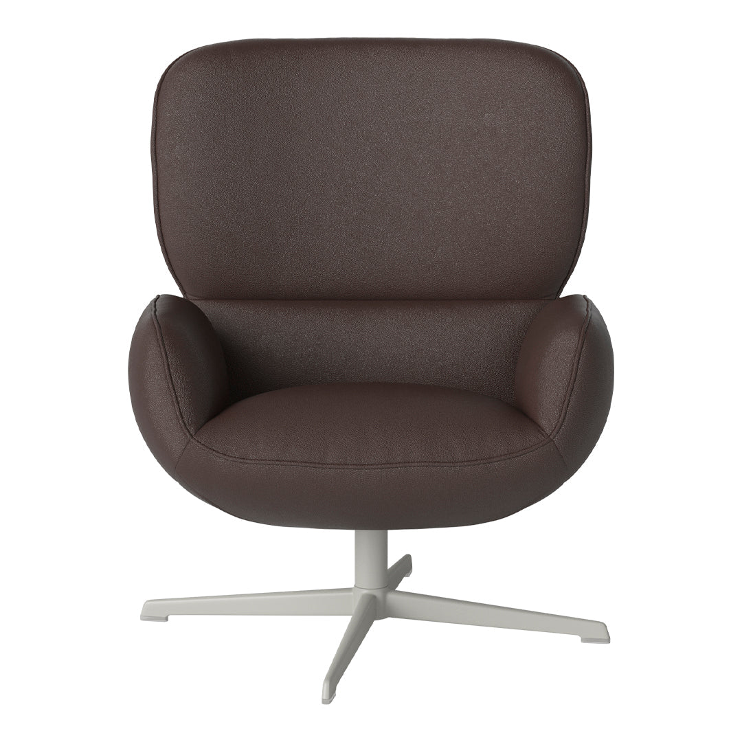 Ripon  Armchair - 4-Star Base - Grey Lacquered Steel - Image 75