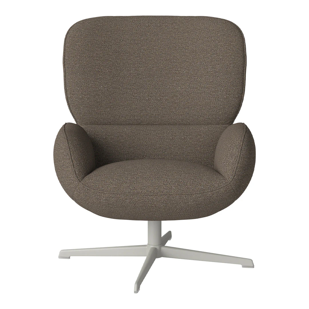Ripon  Armchair - 4-Star Base - Grey Lacquered Steel - Image 77