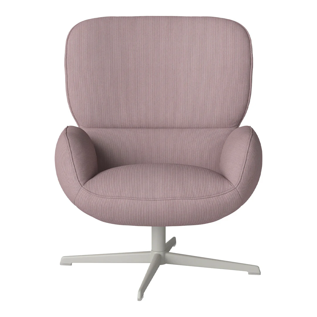 Ripon  Armchair - 4-Star Base - Grey Lacquered Steel - Image 8
