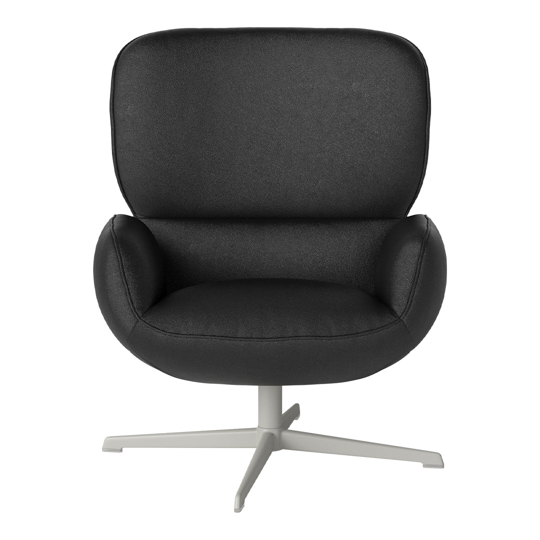 Ripon  Armchair - 4-Star Base - Grey Lacquered Steel - Image 90