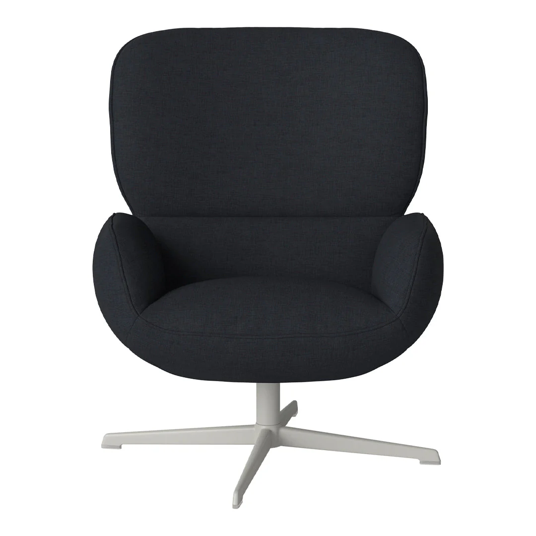 Ripon  Armchair - 4-Star Base - Grey Lacquered Steel - Image 94