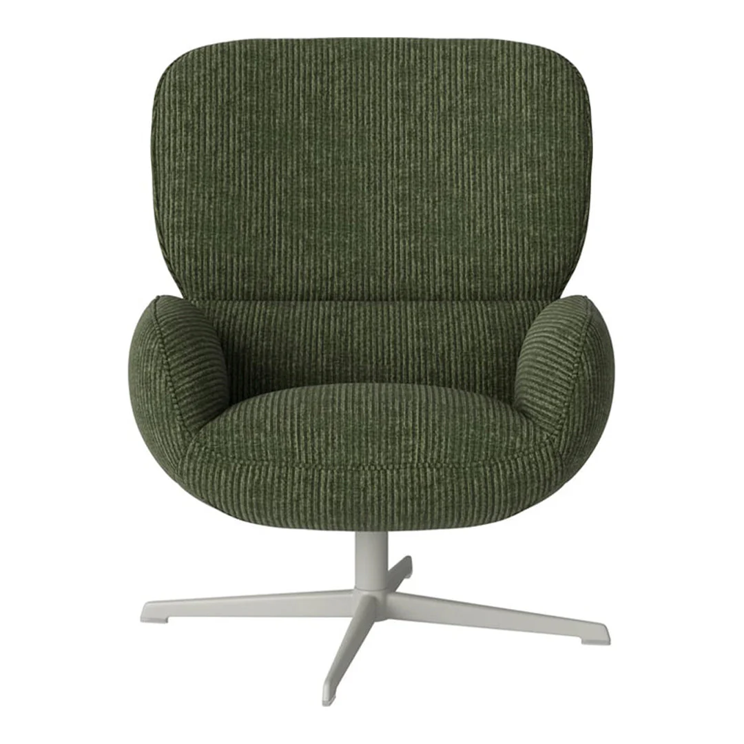 Ripon  Armchair - 4-Star Base - Grey Lacquered Steel - Image 96
