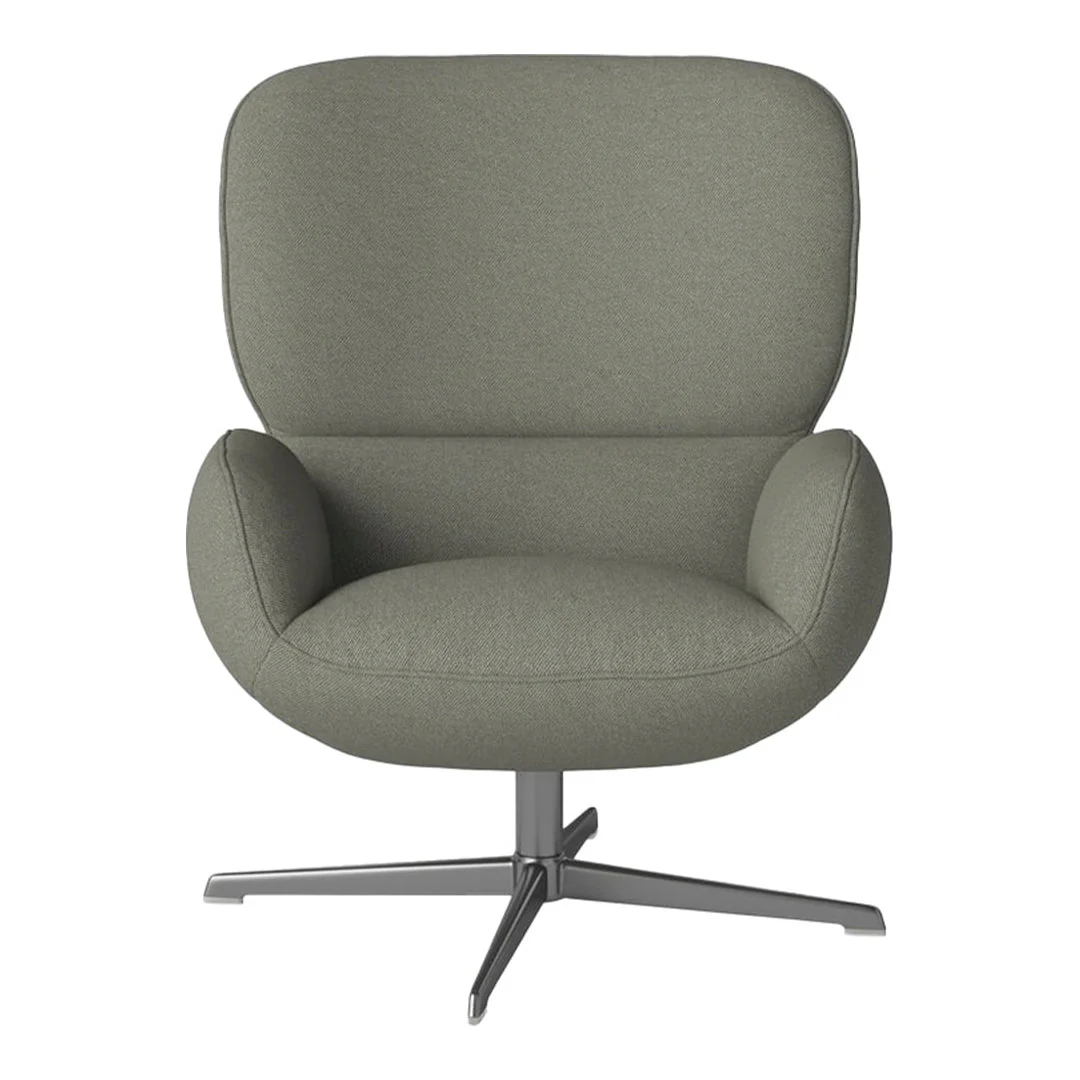 Ripon  Armchair - 4-Star Base - Satin Lacquered Steel - Image 10