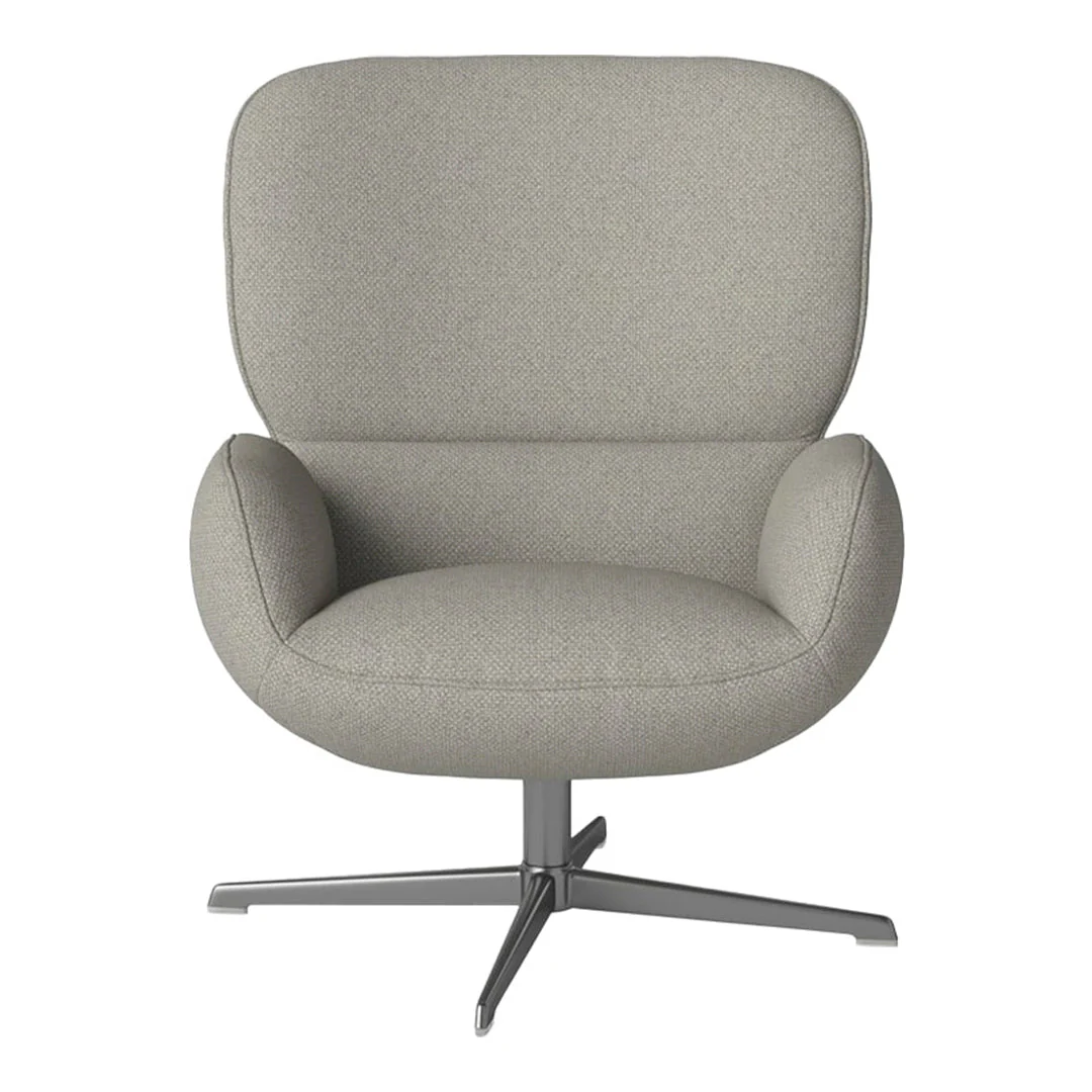 Ripon  Armchair - 4-Star Base - Satin Lacquered Steel - Image 104
