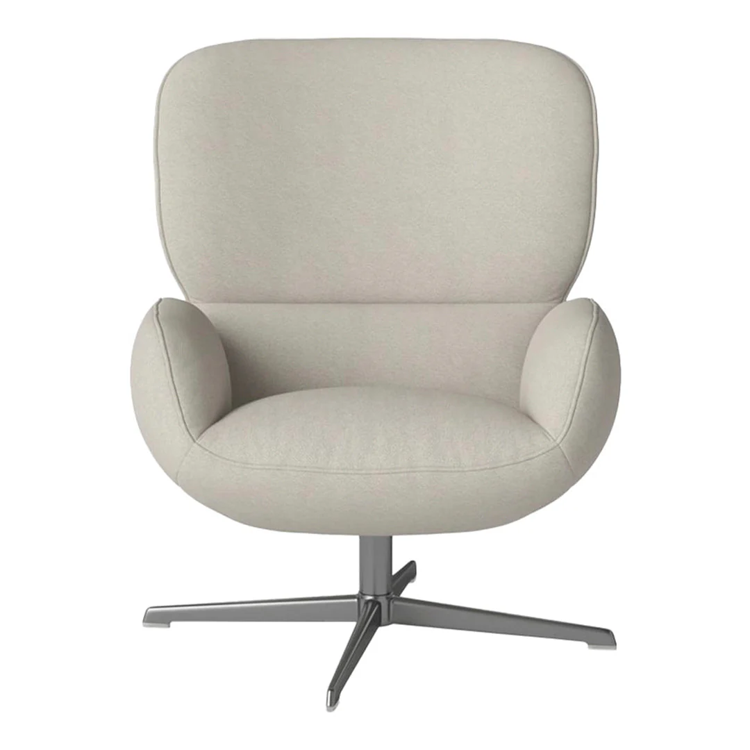 Ripon  Armchair - 4-Star Base - Satin Lacquered Steel - Image 11
