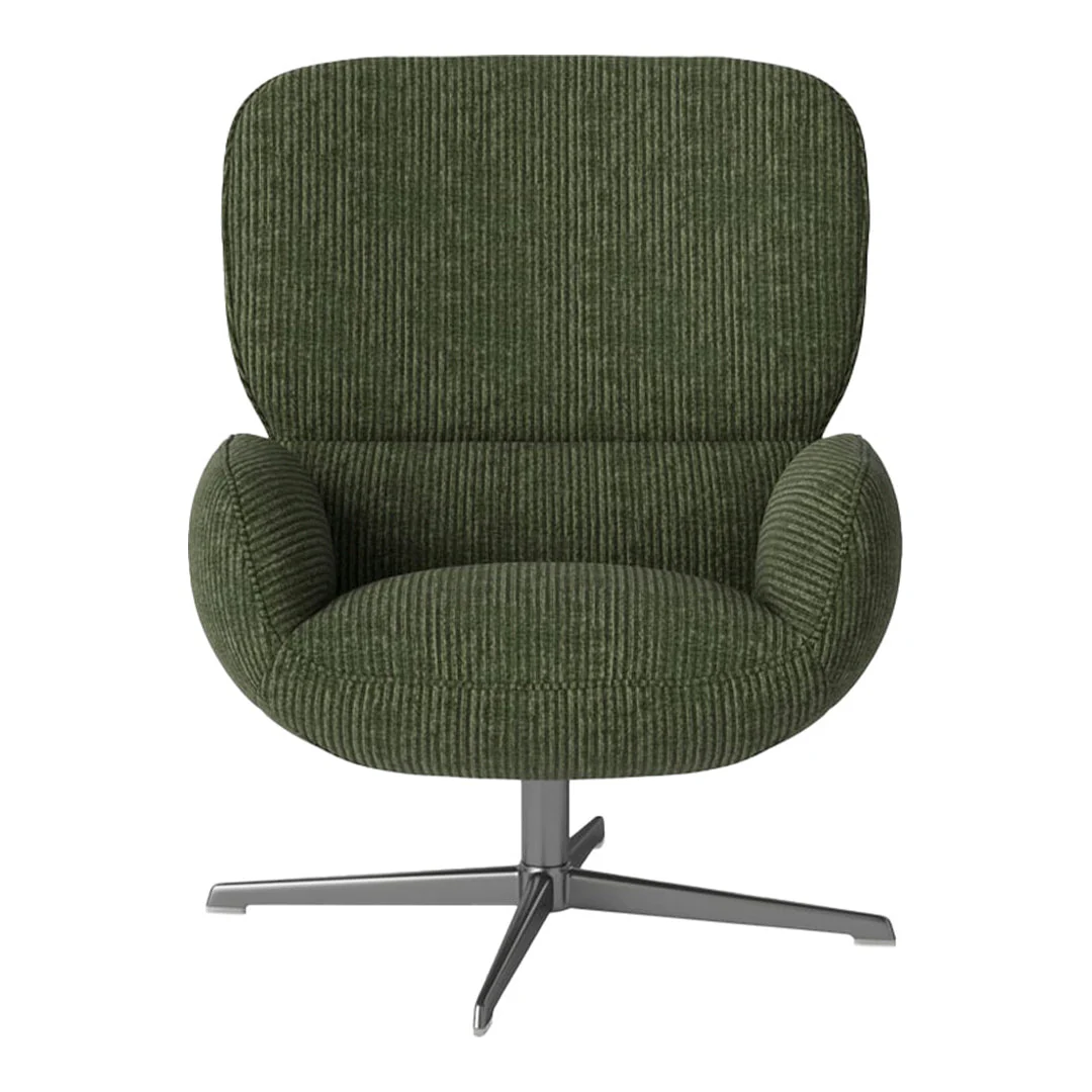 Ripon  Armchair - 4-Star Base - Satin Lacquered Steel - Image 110
