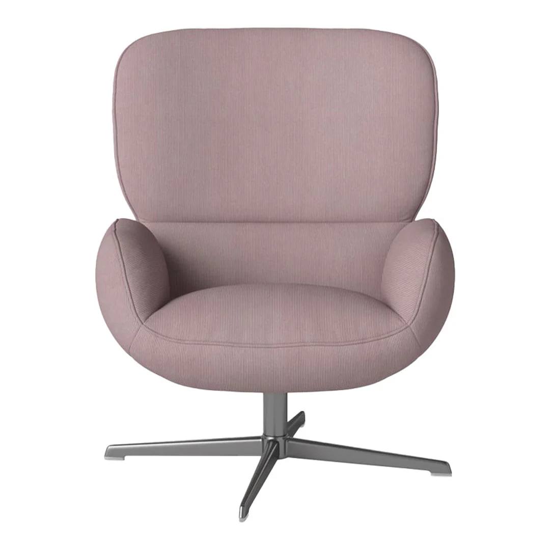 Ripon  Armchair - 4-Star Base - Satin Lacquered Steel - Image 12