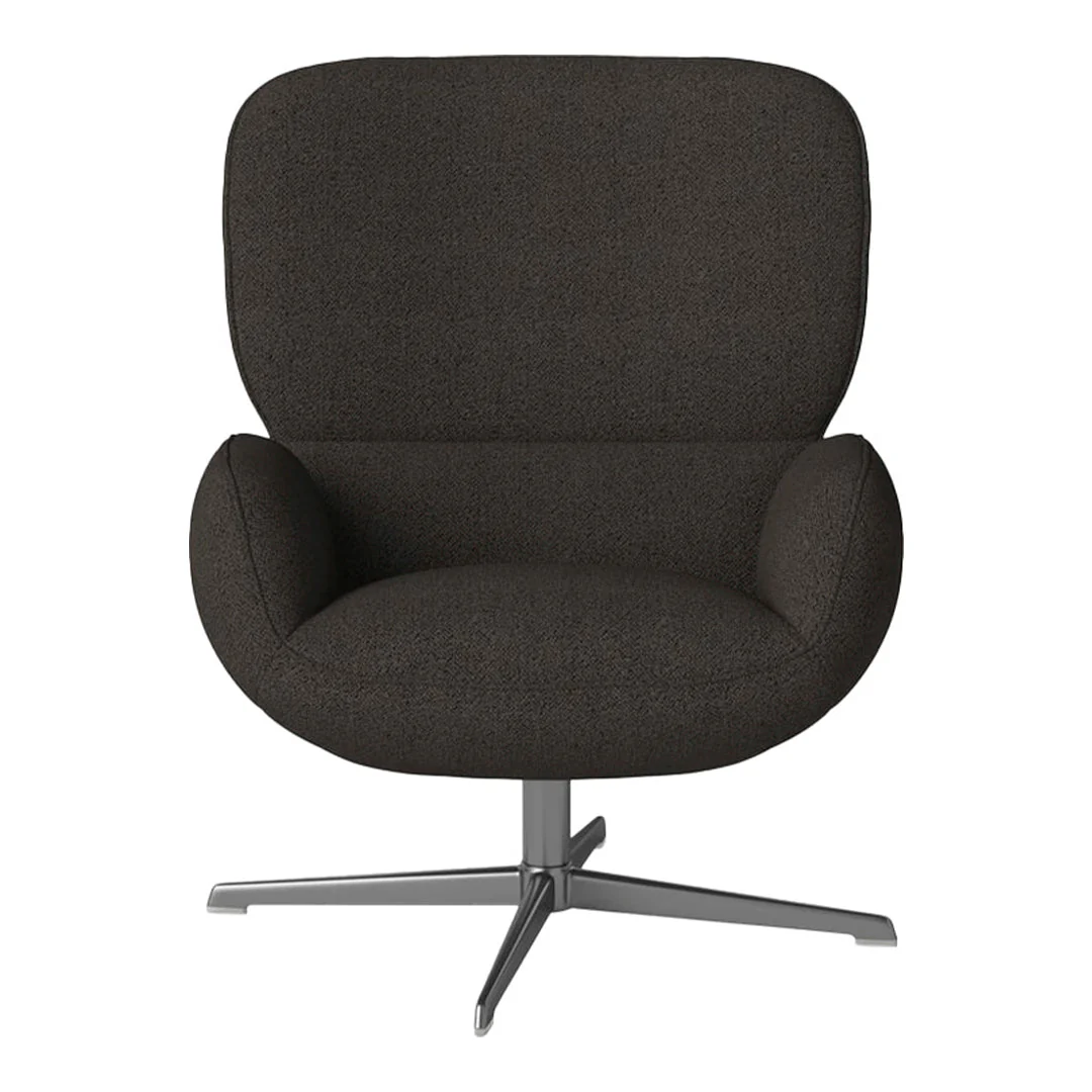 Ripon  Armchair - 4-Star Base - Satin Lacquered Steel - Image 14