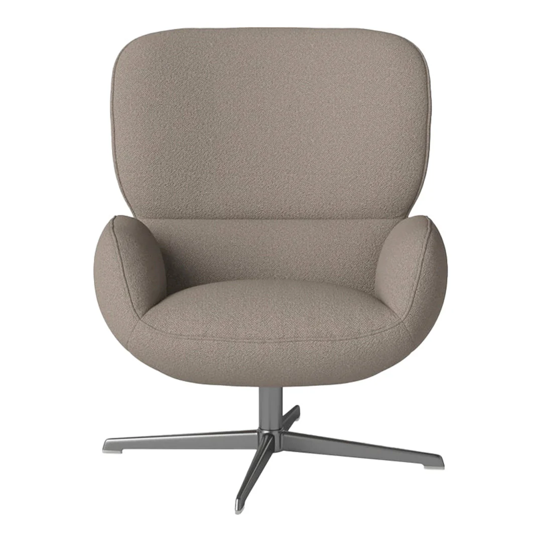 Ripon  Armchair - 4-Star Base - Satin Lacquered Steel - Image 15