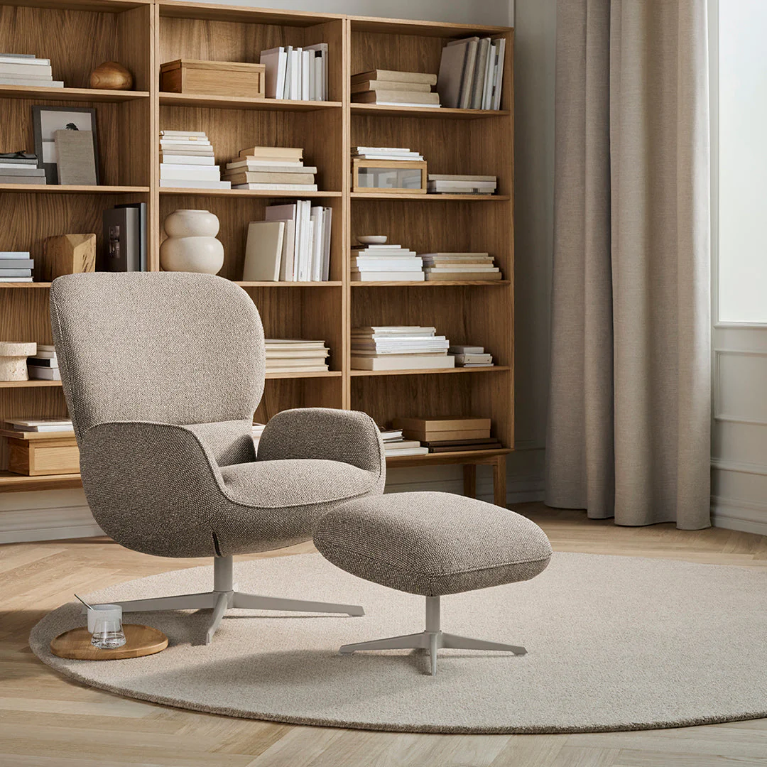 Ripon  Armchair - 4-Star Base - Satin Lacquered Steel - Image 19
