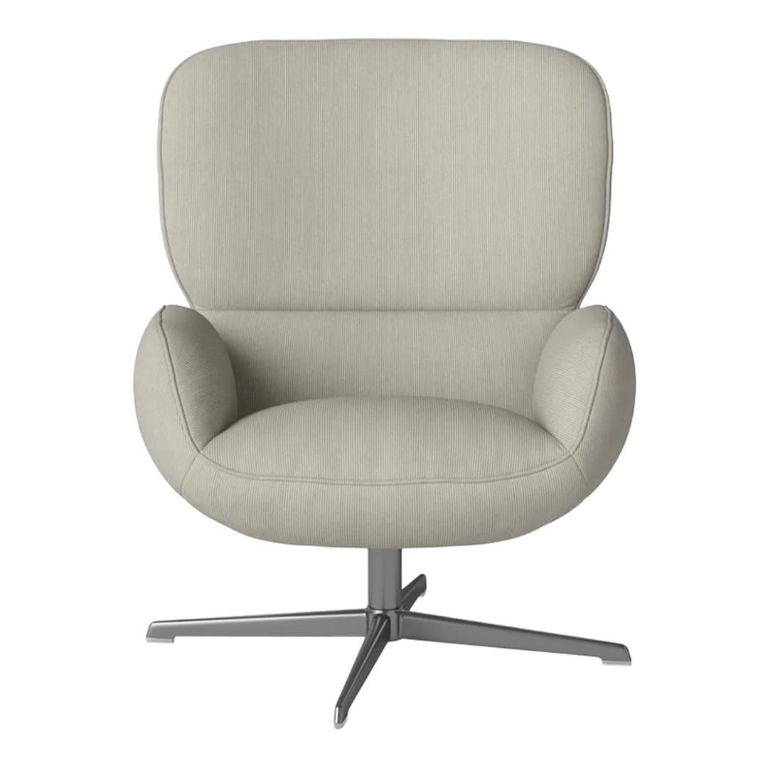 Ripon  Armchair - 4-Star Base - Satin Lacquered Steel - Image 21