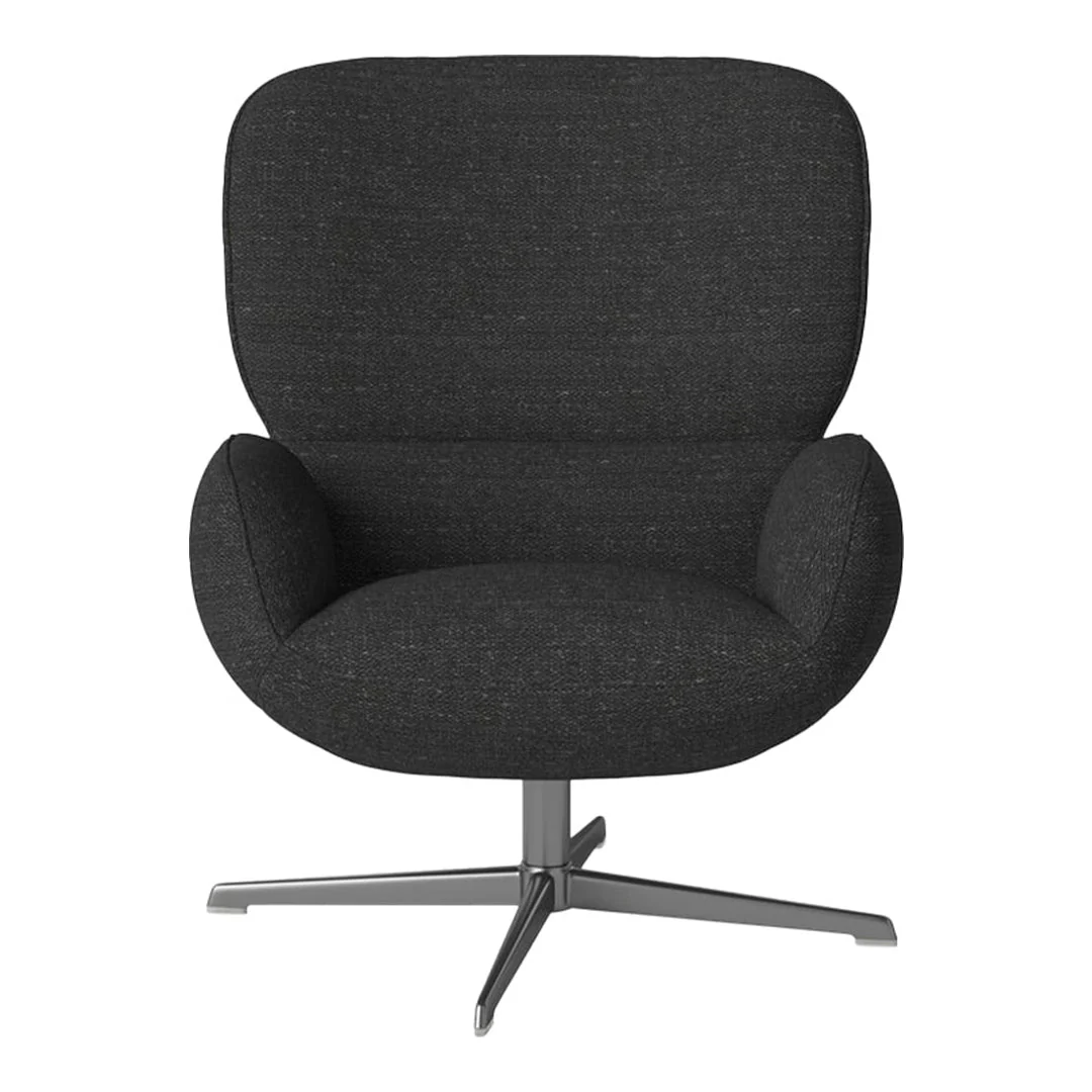 Ripon  Armchair - 4-Star Base - Satin Lacquered Steel - Image 22