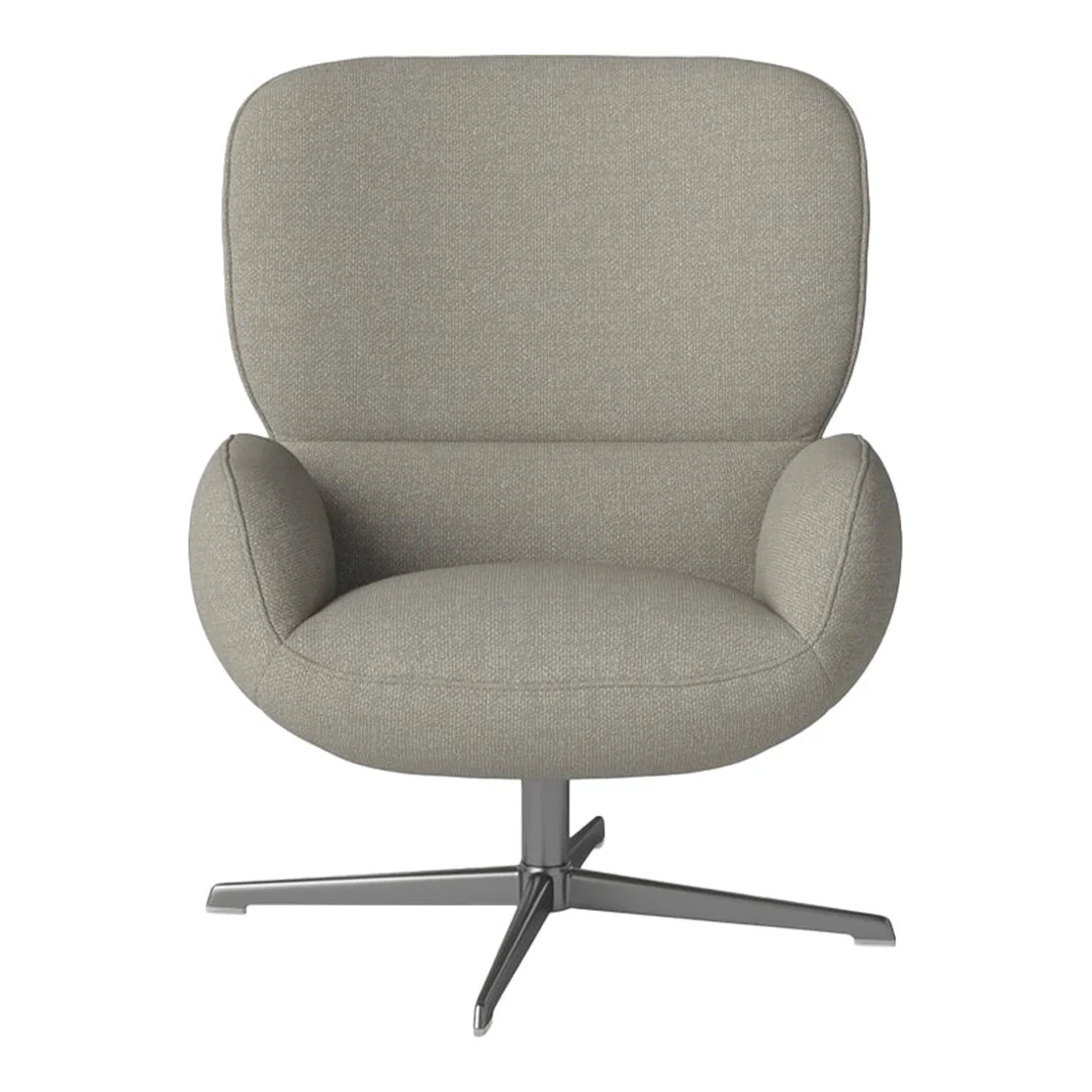 Ripon  Armchair - 4-Star Base - Satin Lacquered Steel - Image 23