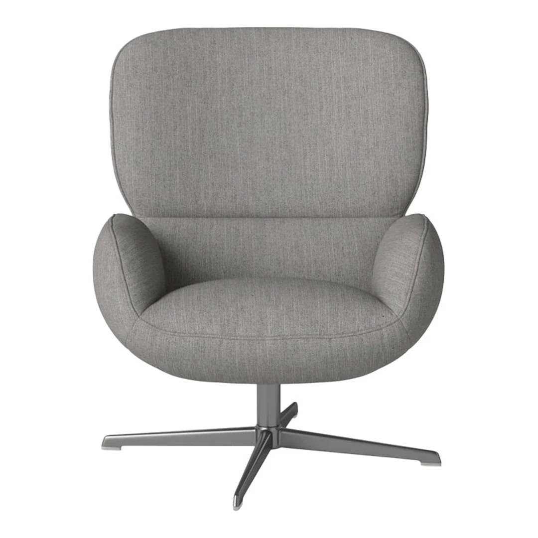 Ripon  Armchair - 4-Star Base - Satin Lacquered Steel - Image 26