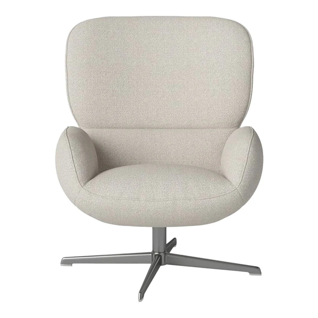 Ripon  Armchair - 4-Star Base - Satin Lacquered Steel - Image 30