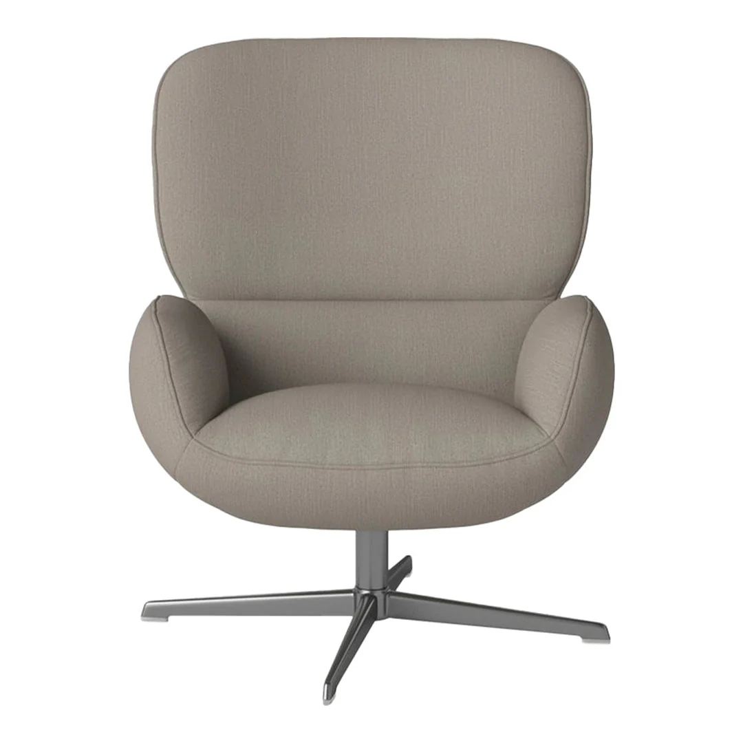 Ripon  Armchair - 4-Star Base - Satin Lacquered Steel - Image 33