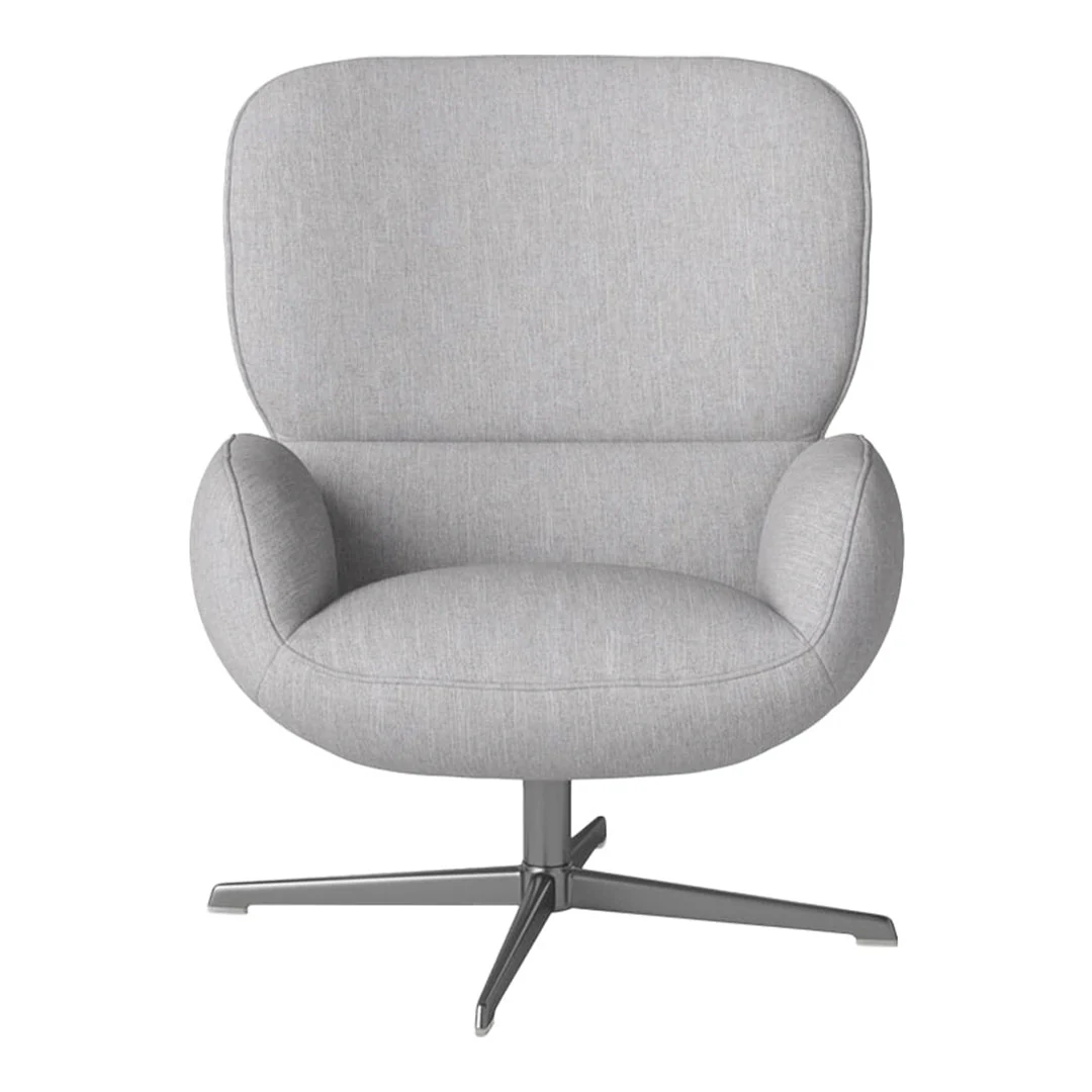 Ripon  Armchair - 4-Star Base - Satin Lacquered Steel - Image 34