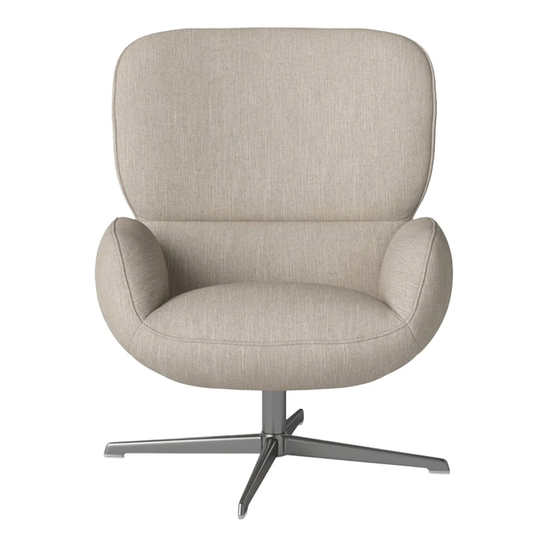Ripon  Armchair - 4-Star Base - Satin Lacquered Steel - Image 35